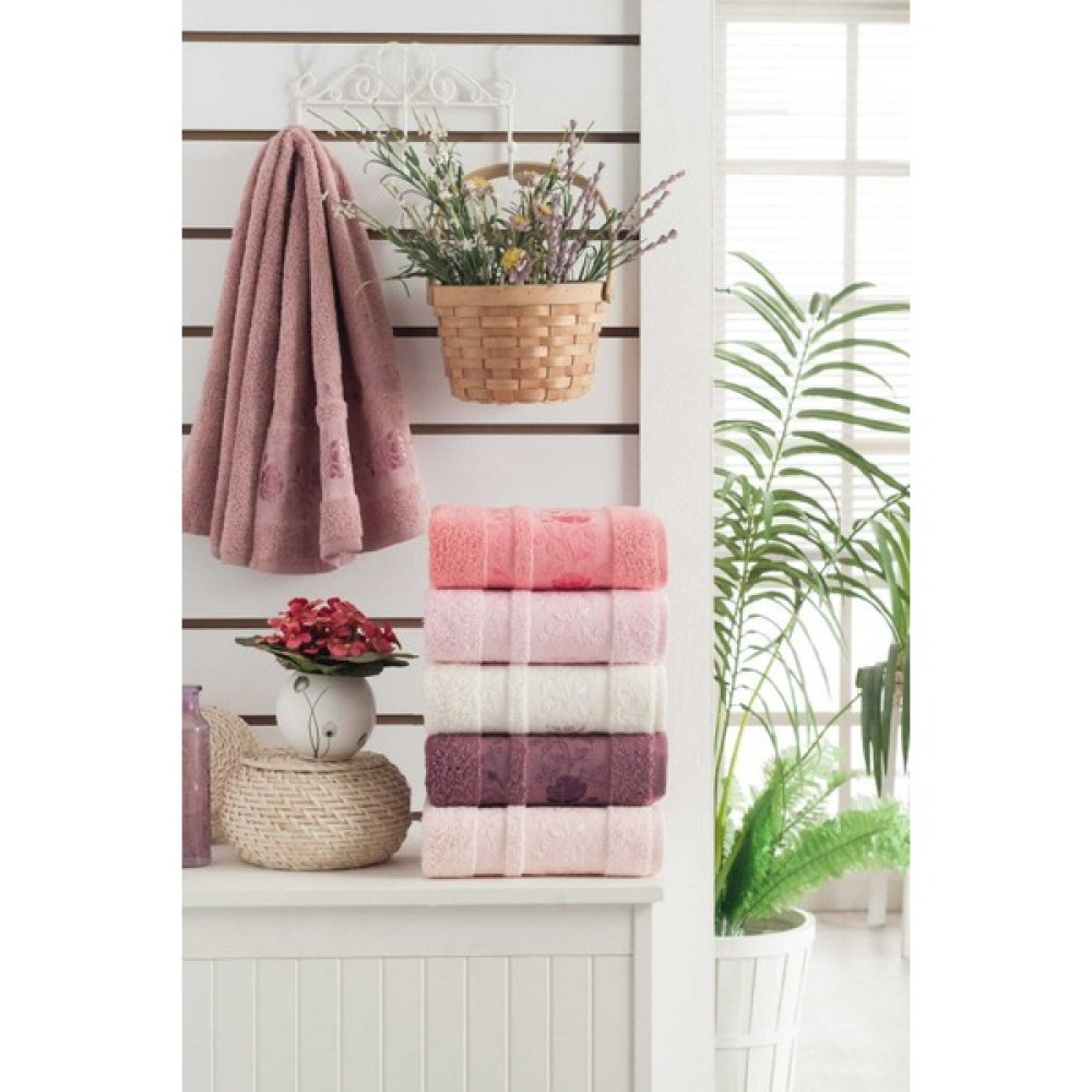 Şıkel El Yüz Havlusu 100% Pamuklu Purry Gulfem Serisi 6'lı 50/90 cm - 50 x 90 cm - Karma El / Yüz Havlusu Fiyatı