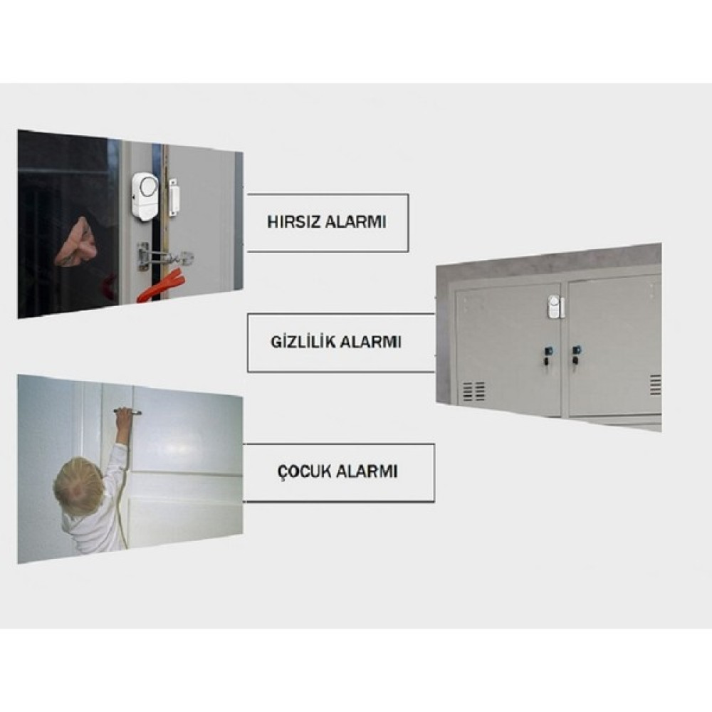 Şıktek Kapı-Pencere Alarmı, Hırsız Alarmı, Pilli Alarm 4 Adet Motorsiklet Kilidi & Alarmı Fiyatı