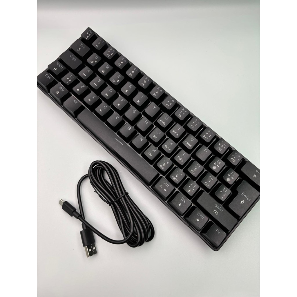 Silabor T60 Siyah Renk Mavi Switch Rgb Mekanik Kablolu Driverli Oyuncu Klavyesi T60 Mini Türkçe Q Klavye Klavye - Mouse Fiyatı