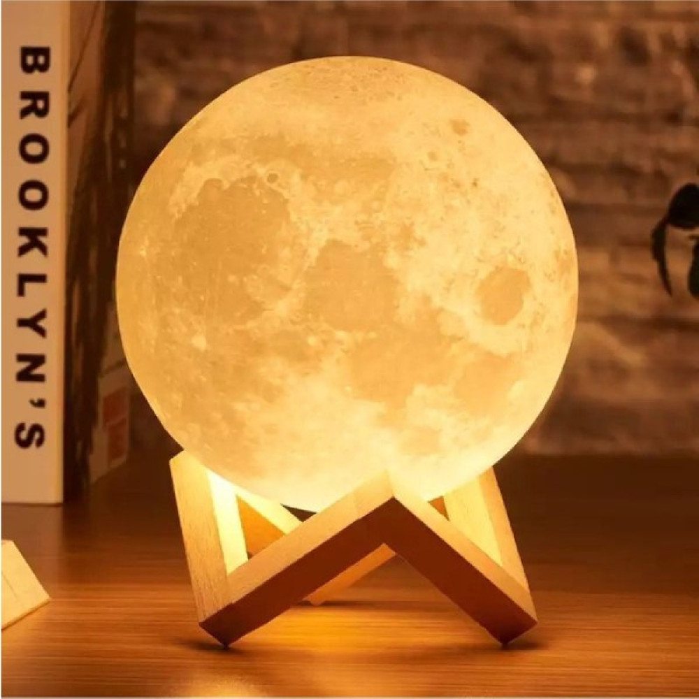 Sildne 3D Ahşap Standlı Ay Gece Lambası Dekoratif Küre LED - Renkli Gece Lambası Fiyatı