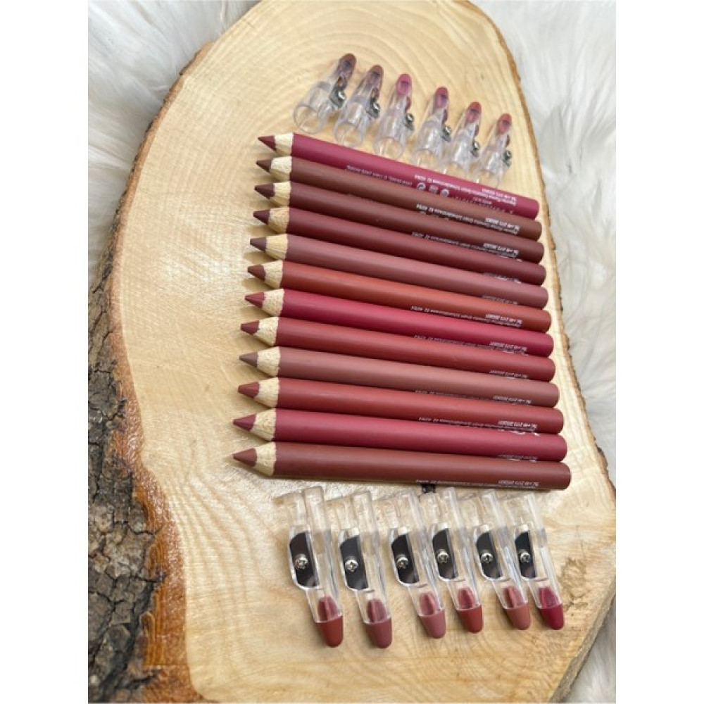 Sildne Dudak Kalemi Matte Color Lipstick Jumbo Kalın Kalem Ruj Waterproof 12'li Set Makyaj Ürünleri Fiyatı