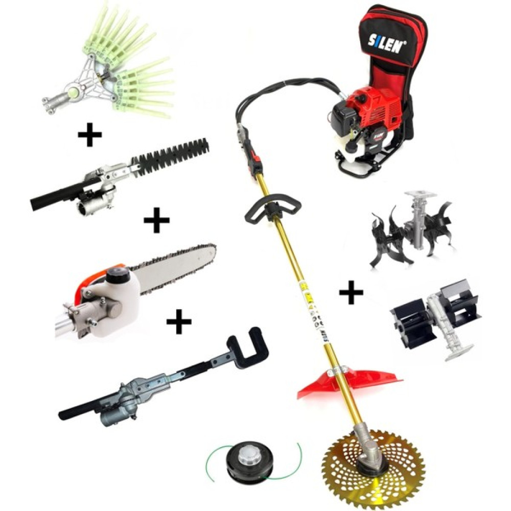Silen Garden Tools Sırt Tırpan Ultra Lüks Bahçıvan Seti 3.2 Kw 4.6 Hp Bahçe Makinesi Fiyatı