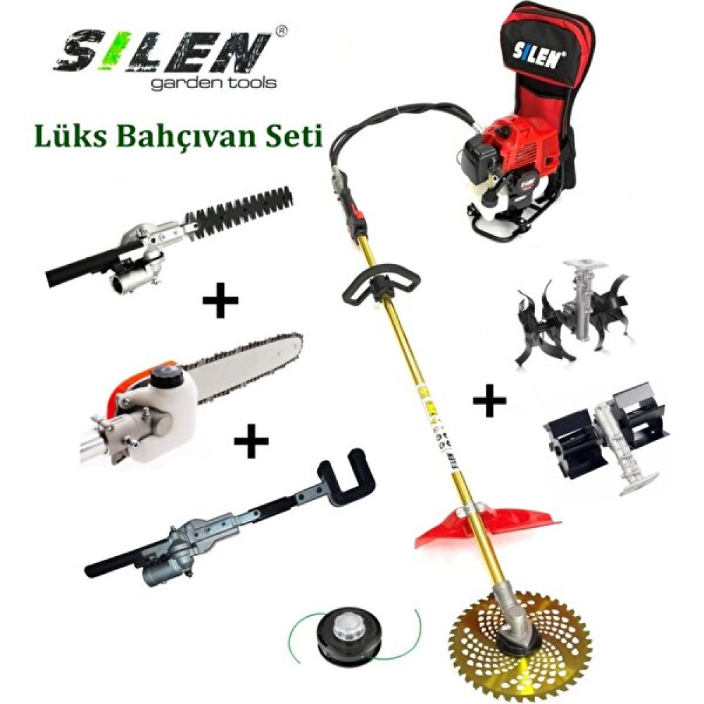 Silen Sırt Tırpan Lüks Bahçıvan Seti 3.2kw 4.6hp Bahçe Makinesi Fiyatı
