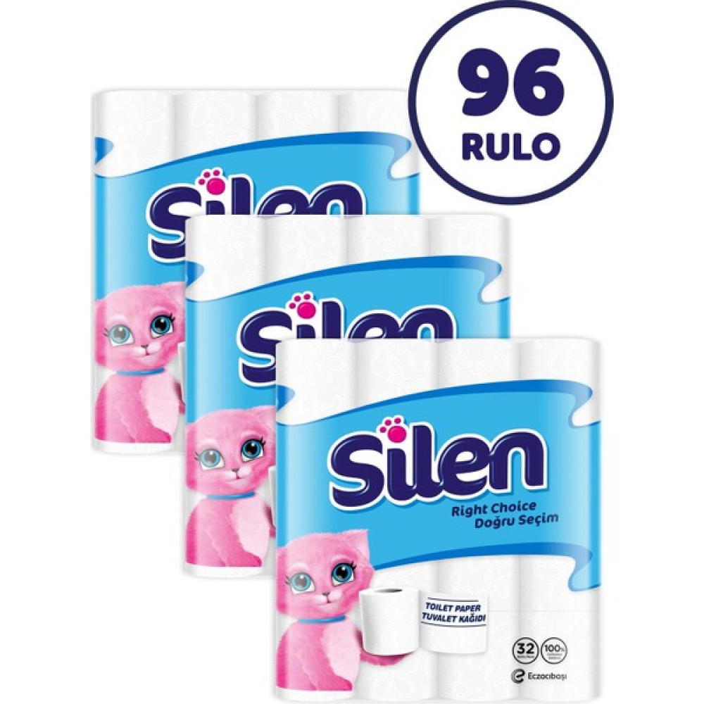 Silen Tuvalet Kağıdı 96'lı (32X3) Tuvalet Kağıdı Fiyatı