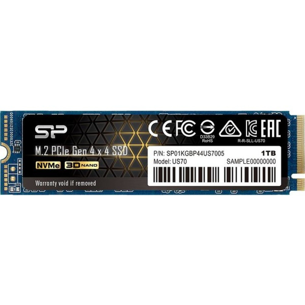 Silicon Power US70 1TB 5000MB/S-4000MB/S Nvme Pcıe M.2 SSD (SP01KGBP44US7005) SSD / Solid State Drive Fiyatı