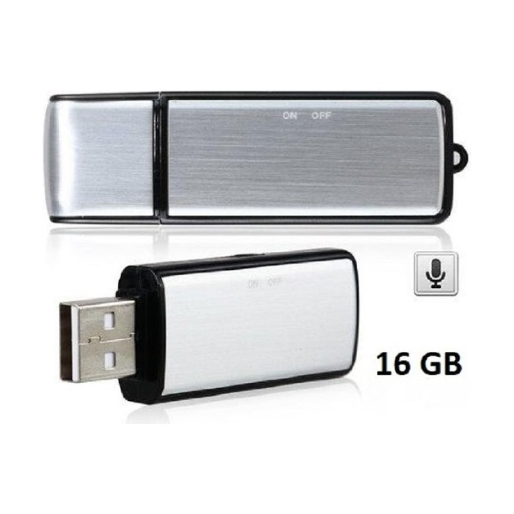 Silicon Valley 16 GB Hafızalı Sese Duyarlı USB Ses Kayıt Cihazı - Gümüş Ses Kayıt Cihazları Fiyatı