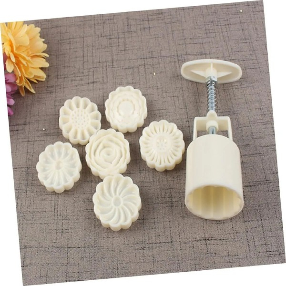 Siliko World Basmalı Mooncake Kopat Set 7 Parça Kurabiye Yapım Seti Kek Kalıpları Fiyatı