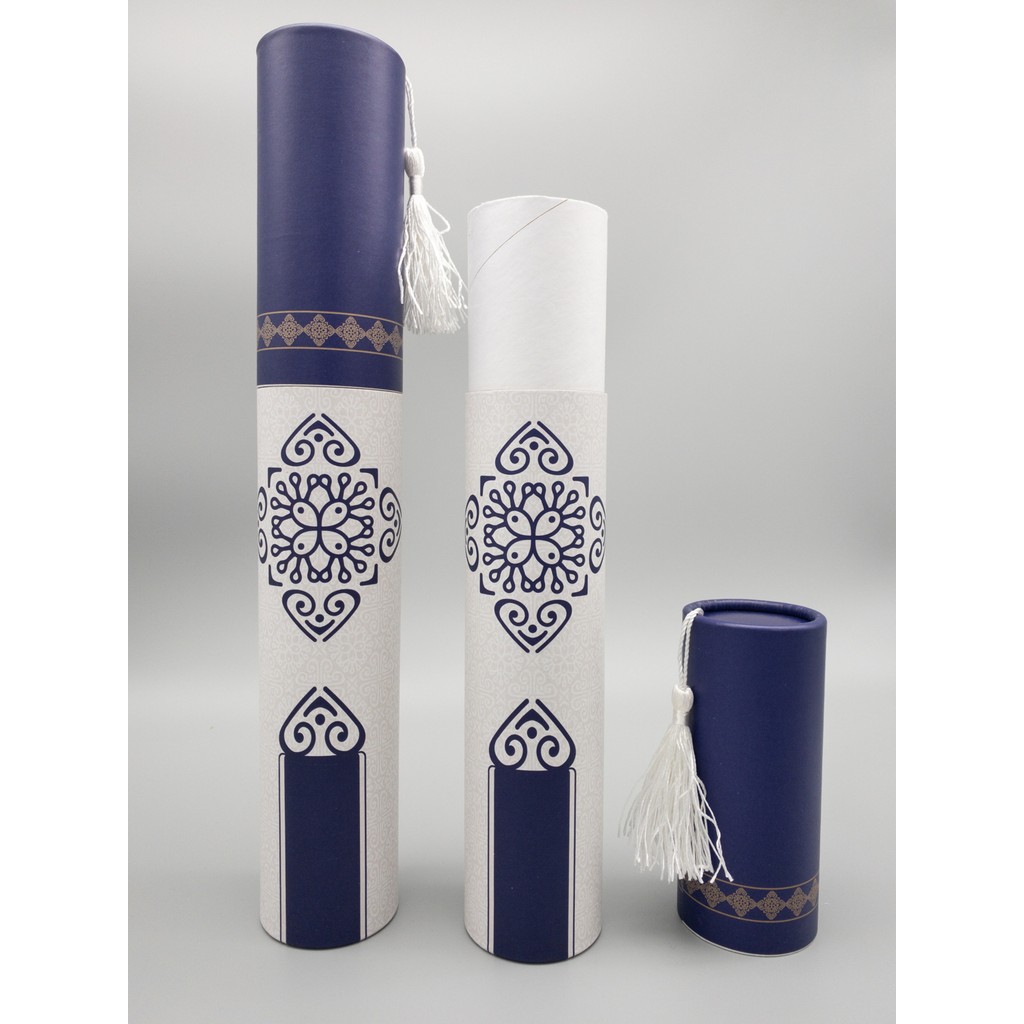 Silindir Kutu Diyarı - Diploma Kutusu 10'lu Set (31 x 5 Cm)- Turkuaz / Lacivert / Turuncu / Bordo Renk Seçenekleri Diğer Fiyatı