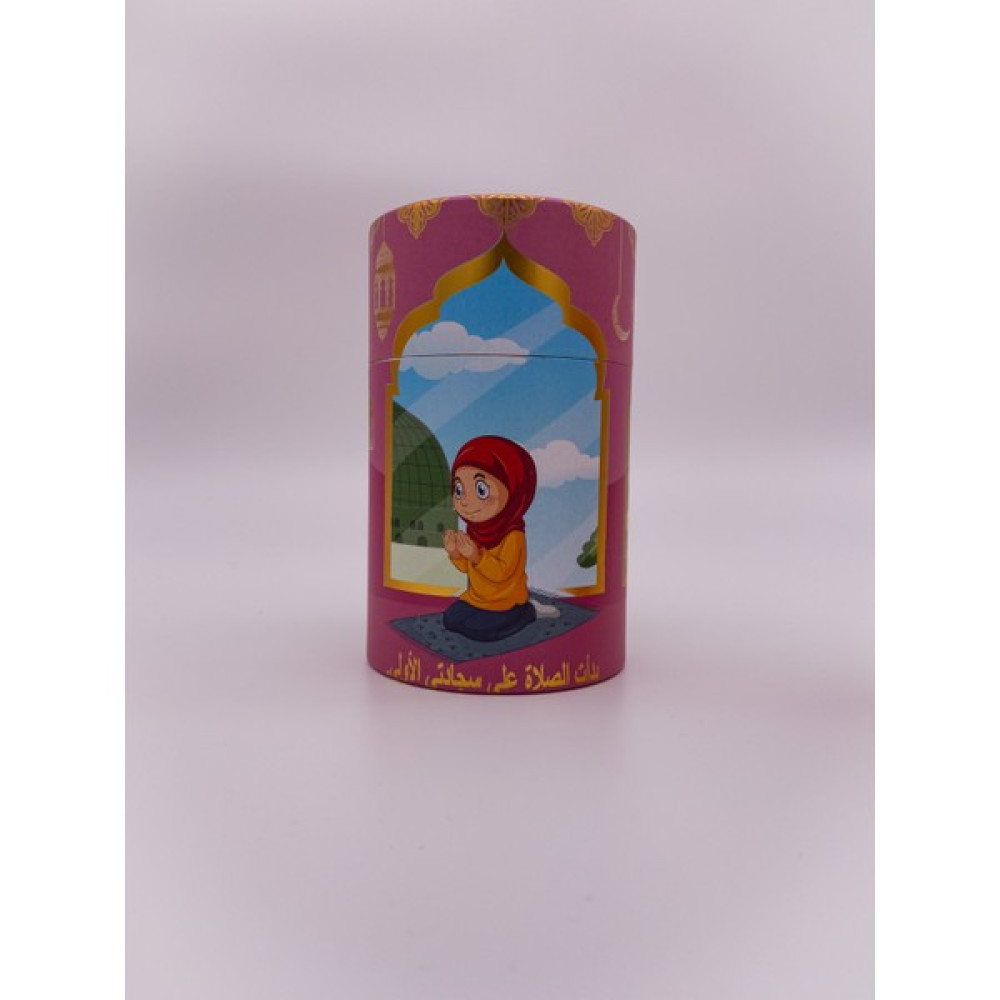 Silindir Kutu Diyarı Pembe Kız Çocuk Boş Silindir Kutu Hediye/seccade/kumbara/kalem/ Dekoratif Saklama Kutusu (17CMX10CM) Eşya Saklama Kutusu Fiyatı