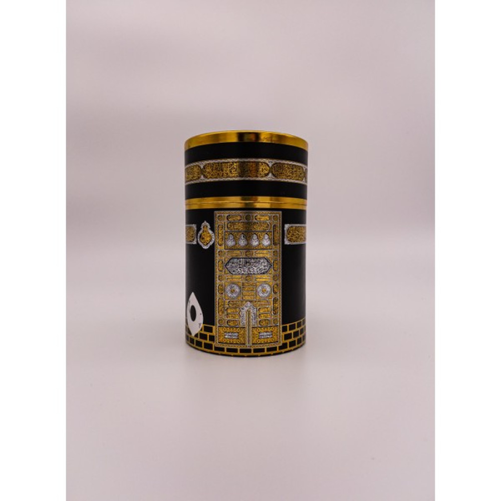 Silindir Kutu Diyarı Siyah Kabe Desenli Boş Silindir Kutu Hediye/seccade /kalem/ Dekoratif Saklama Kutusu (17 cm x 10 Cm) Eşya Saklama Kutusu Fiyatı