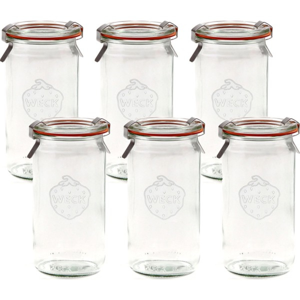 Silindirik Weck Kavanoz 340 ml ( 6 ) Adet Saklama Kapları Fiyatı