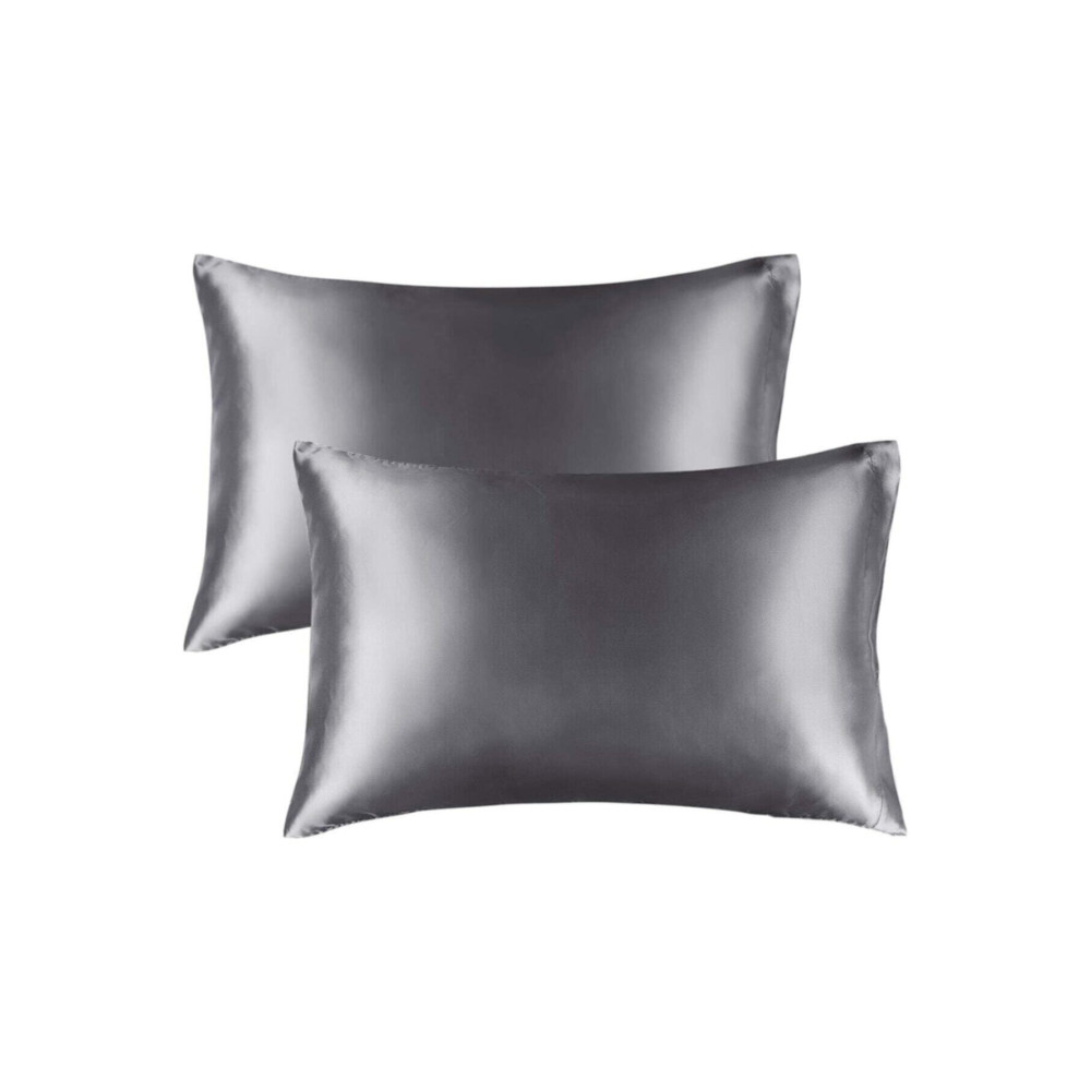 Silk Cocoon Ipek Dokulu Pamuk Saten 50x70 Cm Yastık Kılıfı Terletmez Kokusuz Kıvırcık Saçlar Koyu Gri 2 Adet Yastık Kılıfı Fiyatı