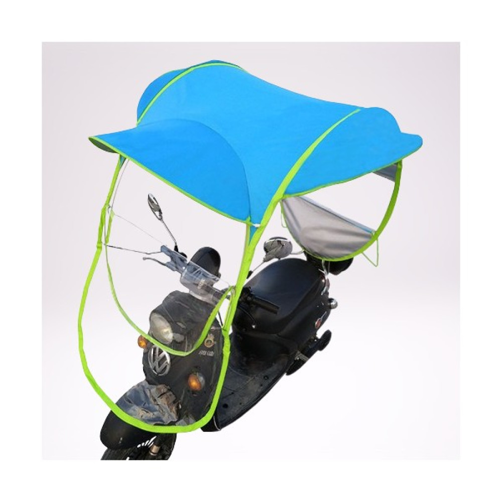 Silk Route Motosiklet ve Scooter Için Yağmurluk Tentesi Gölgelik Branda (Yurt Dışından) - Mavi - Standart Motorsiklet Brandaları Fiyatı