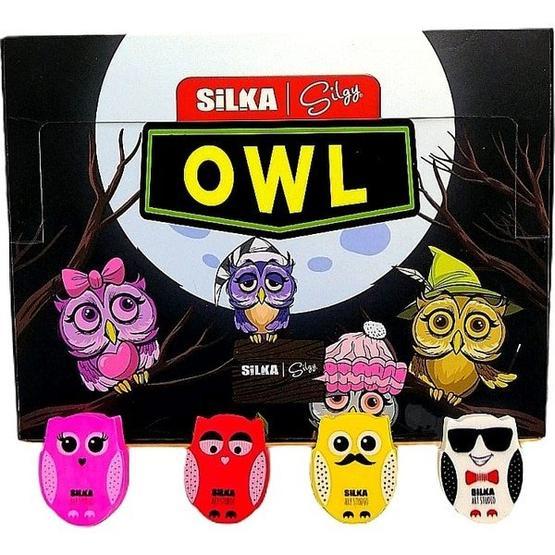 Silka ART51 36'lı Baykuş Desenli Silgi