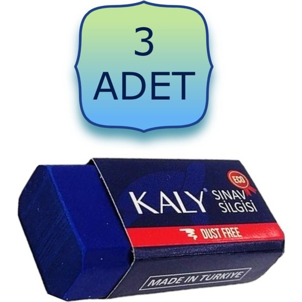 Silka Kaly Sınav Silgisi Mavi 3 Adet Kod :591 Silgi Fiyatı