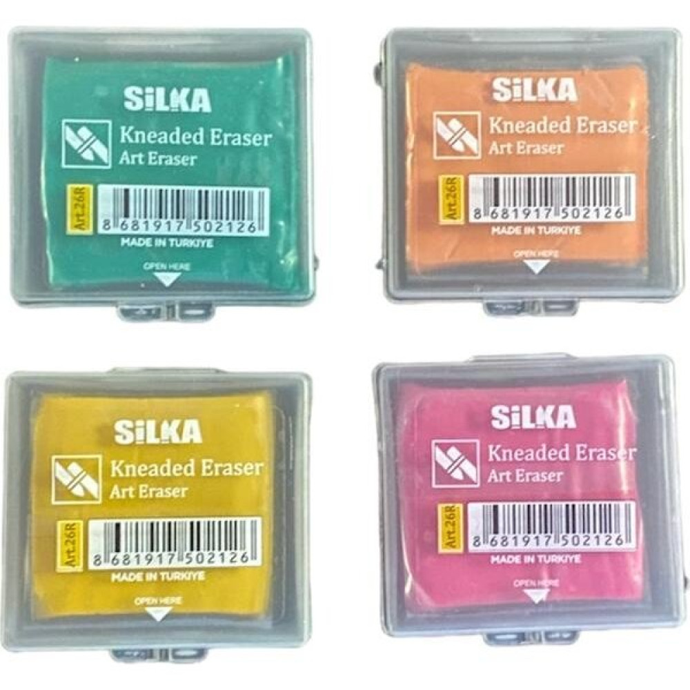 Silka Renkli Hamur Silgi 4'lü Set Silgi Fiyatı