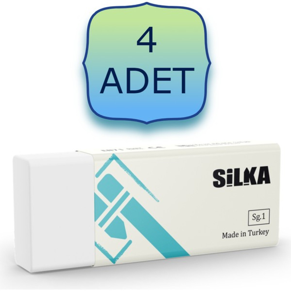 Silka Text Mate Silgi Büyük Boy Sg1 4 Adet Silgi Fiyatı