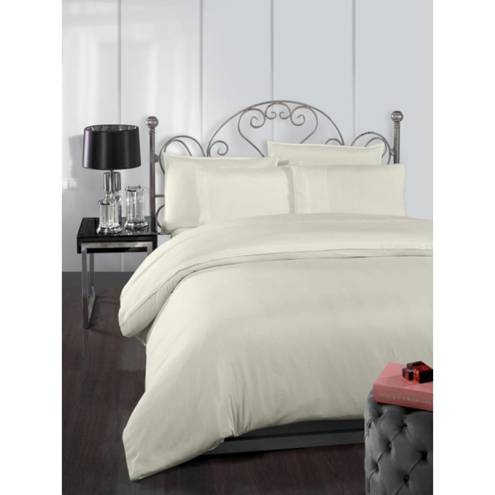 Silkarea Dalia Ipek Çift Kişilik Nevresim Takımı Ekru - 200 x 220 cm Nevresim Takımı Fiyatı