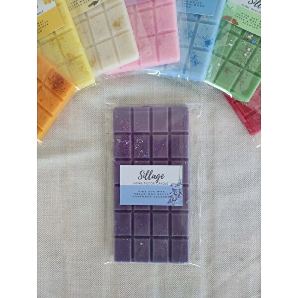 Sillage Candle Buhurdanlık Doğal Koku Tableti Vegan Wax Melts Buhurdanlık Mumu - Mor Dekoratif Mum Fiyatı