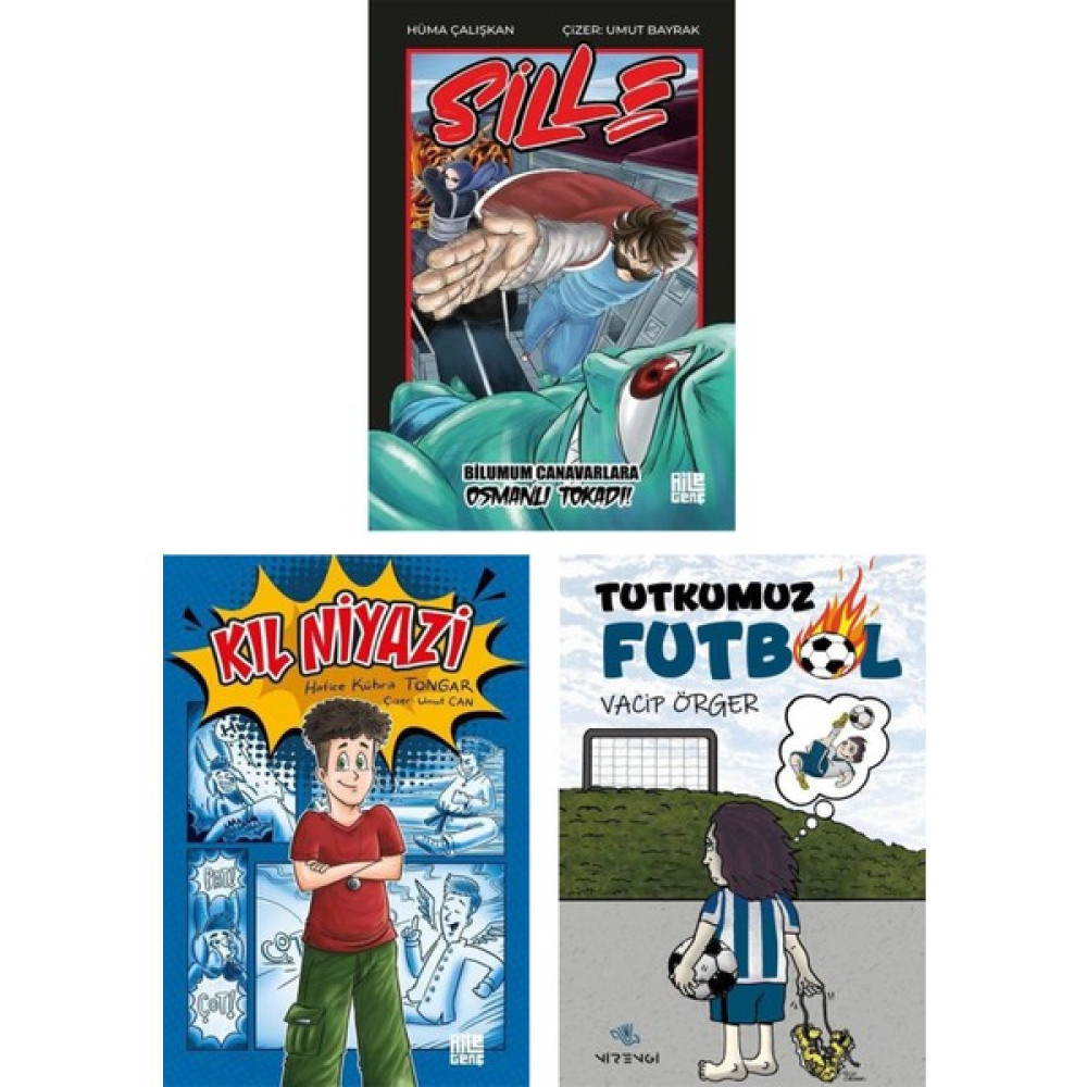 Sille - Kıl Niyazi - Tutkumuz Futbol 3 Kitap Çocuk Öykü Fiyatı