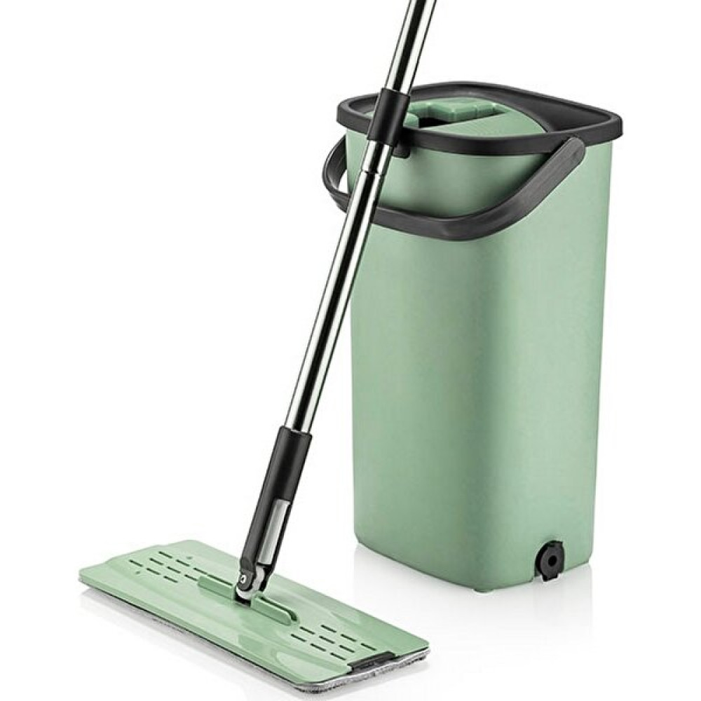 Sillgech Flat Mop Temizlik Paspas Seti Yeşil-Siyah EH-201 - Yeşil Temizlik Malzemeleri Fiyatı