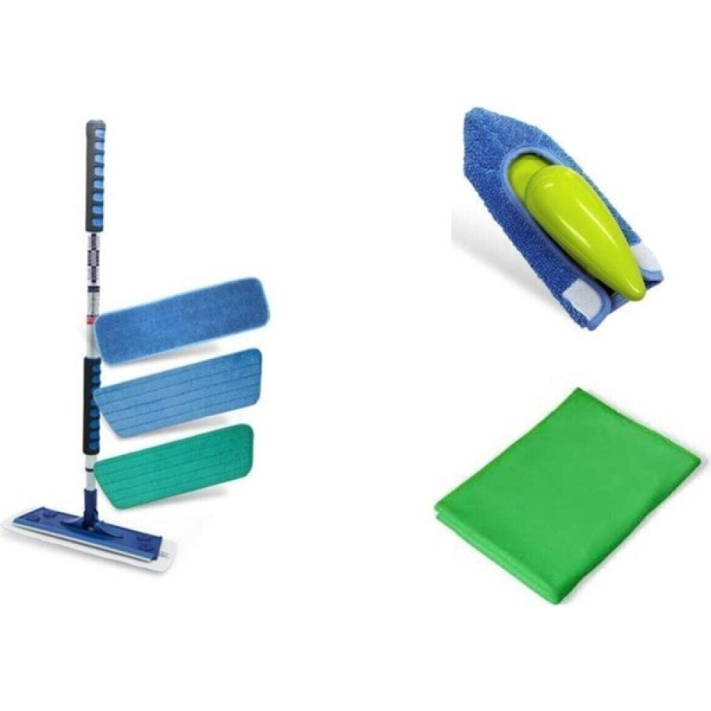 Silvanetworking Silva Mikrofiber 3 Lü Mop + El Mopu + Cam Bezi- Ahenk&ticaret - Renkli Temizlik Malzemeleri Fiyatı