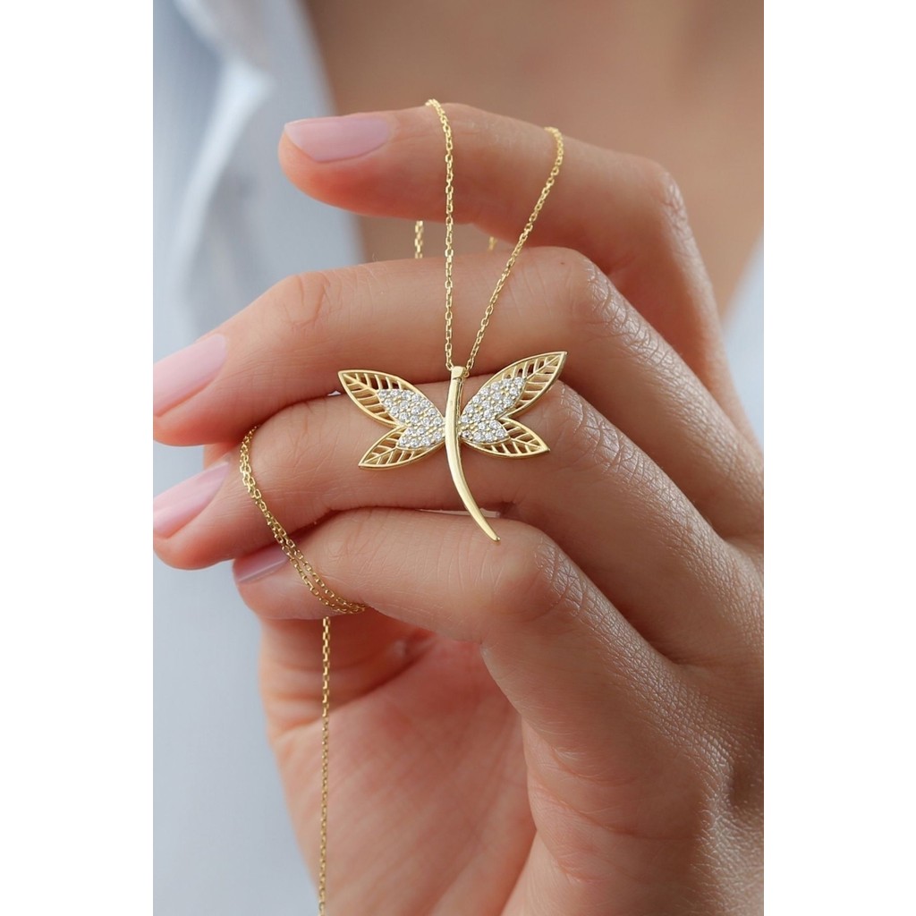 Silvano Jewelry 925 Ayar Gümüş Yusufçuk Kolye Gümüş Kolye Fiyatı