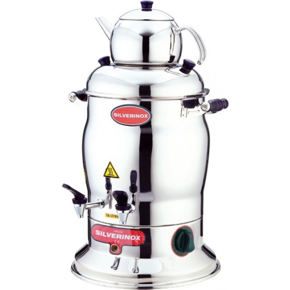 Silver Çay Semaveri 7 Lt Tek Demlik Semaver Fiyatı