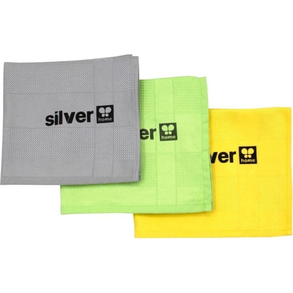Silver Home Mikrofiber 3lü Dekoratif Cam Bezi 42X68CM - Syg Dekoratif 3lü Cam Bez Temizlik Malzemeleri Fiyatı