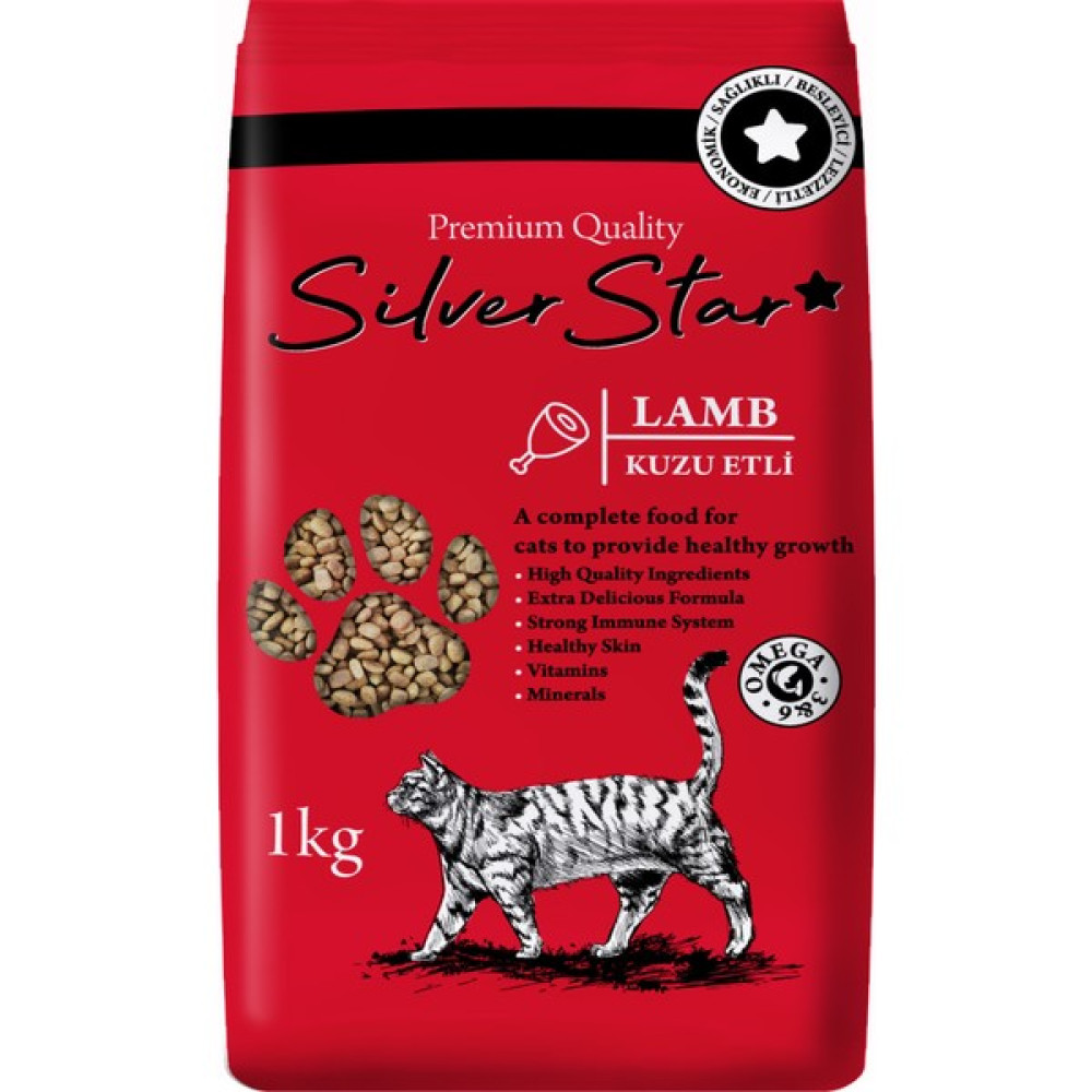 Silver Star Kuzu Etli Yetişkin Kedi Maması 1 kg Evcil Hayvan Ürünleri Fiyatı