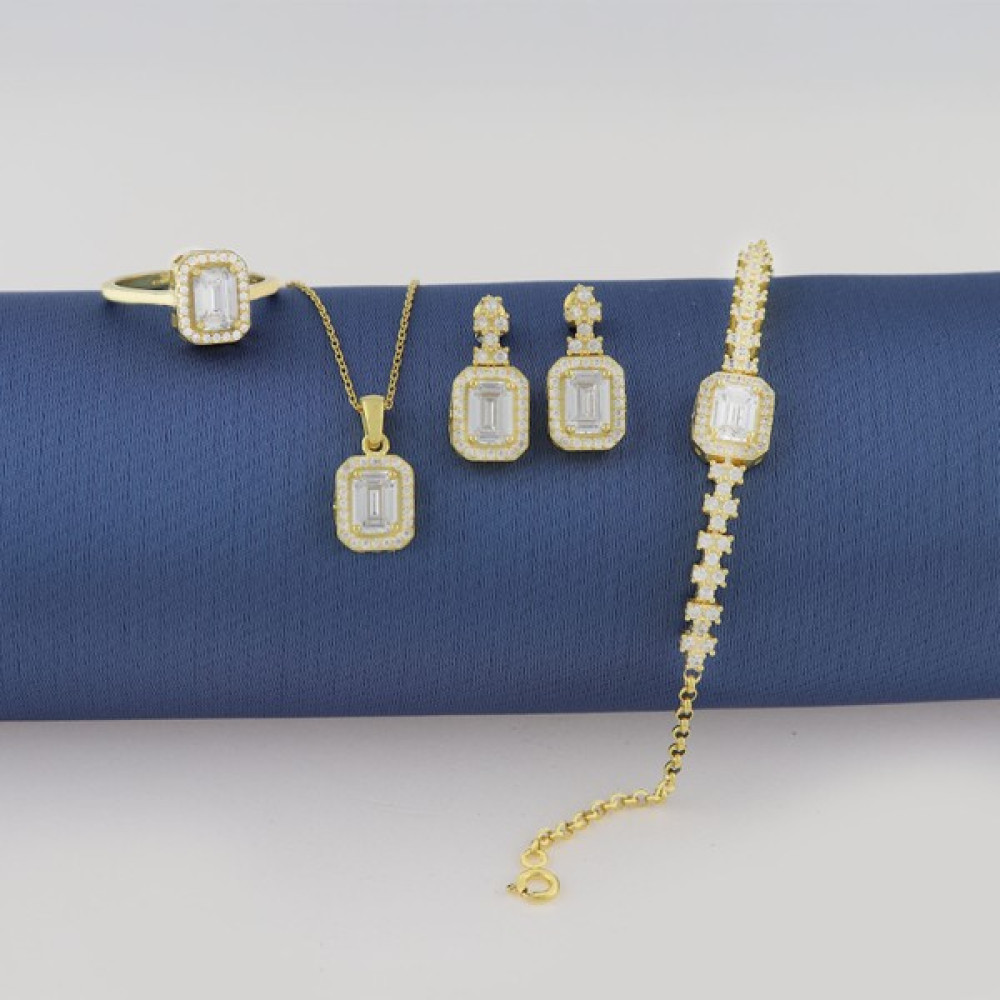 Silveranka 925 Ayar Gümüş Baget Set - 24 Gümüş Kolye Fiyatı