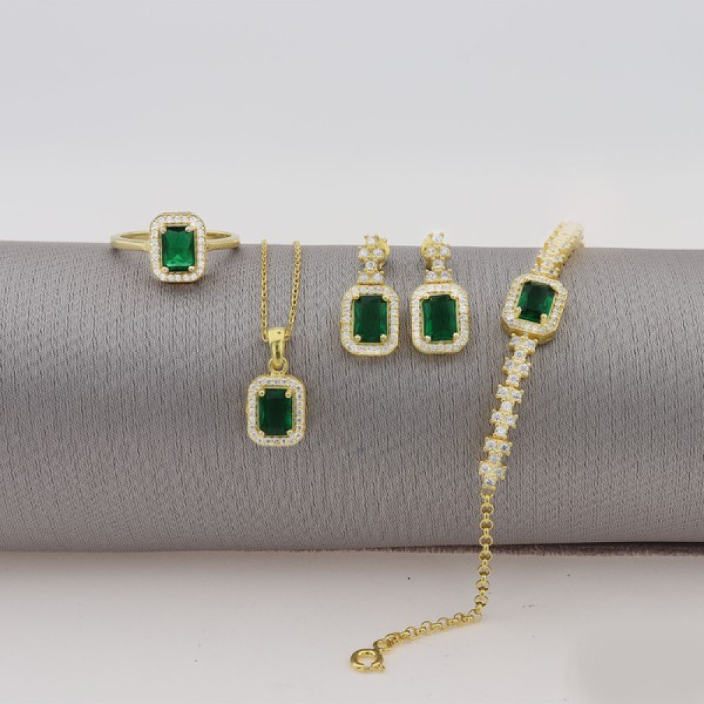 Silveranka 925 Ayar Gümüş Şık Baget Set - 22 Gümüş Kolye Fiyatı