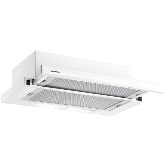 Silverline 1140 Crystal Beyaz Sürgülü Ankastre Aspiratör