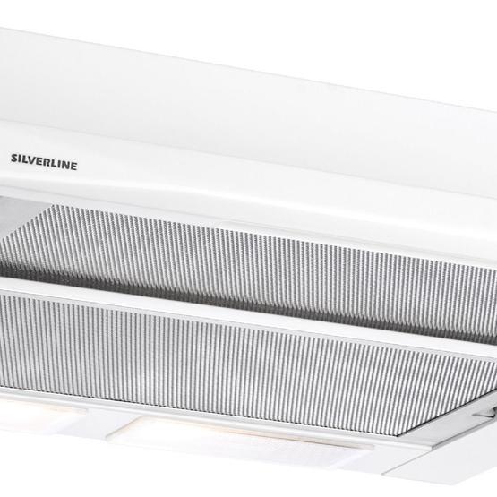 Silverline 1140 Crystal Beyaz Sürgülü Ankastre Aspiratör