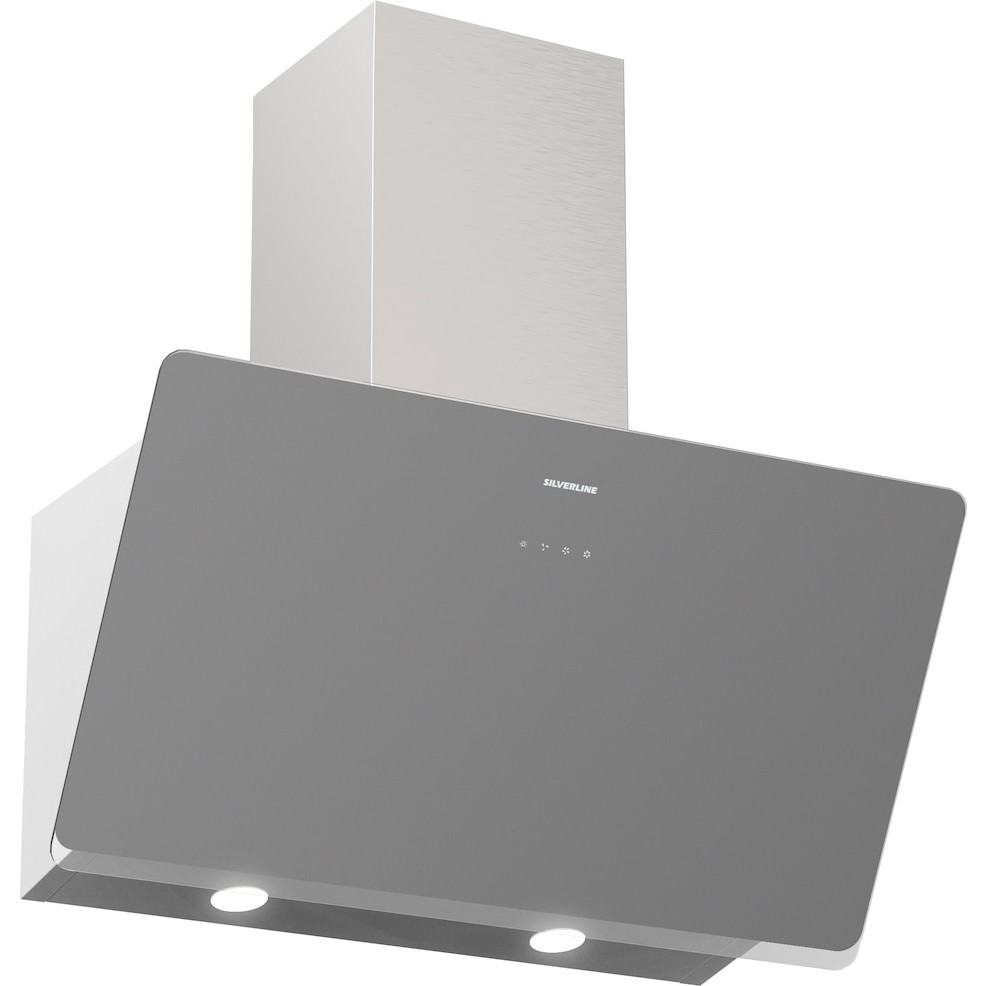 Silverline 3457 Soho Gri Cam Davlumbaz 60 cm Davlumbazlar Fiyatı