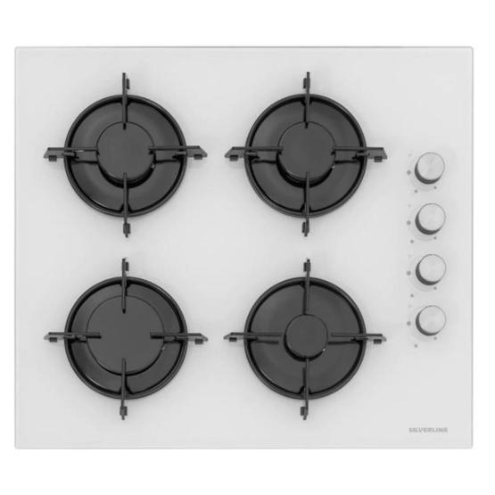 Silverline CS5349W01 - 3457 Soho 60 Beyaz Cam Ankastre Set