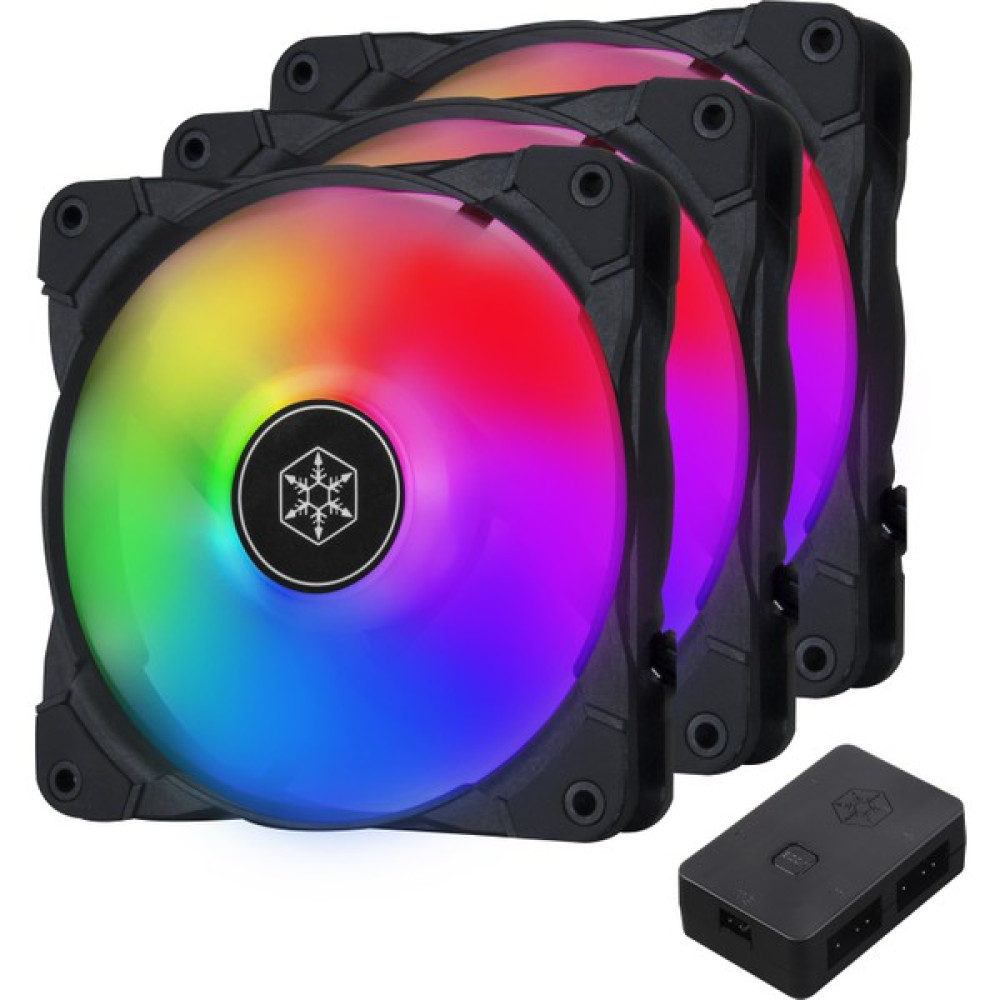 Silverstone Air Blazer 120I Lite Argb 3X12CM Adreslenebilir Kasa Fanı Seti (Argb Kontrolcü Dahil) (SST-AB120I-ARGB) Soğutucular Fiyatı