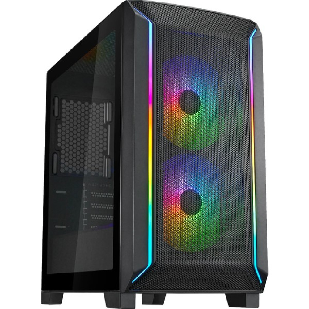 Silverstone Fara FA312Z 2X14CM Fanlı Argb Fanlı USB 3.0 Tempered Glass Yan Panel, USB 3.0 Oyuncu Kasası (SST-FA312Z-BG) PC Kasaları Fiyatı