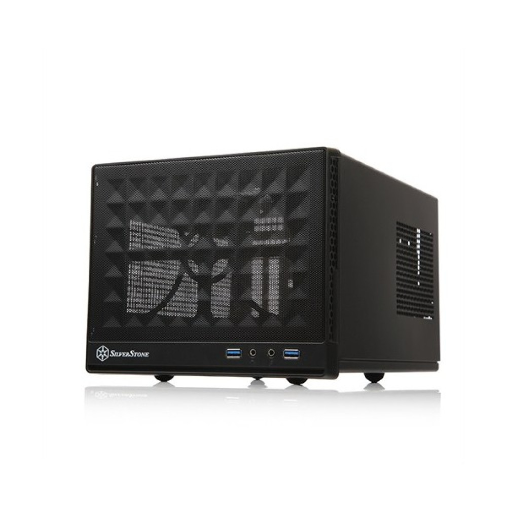 SilverStone Sugo Serisi SG13B Waffle Desenli USB3.0 Siyah Küp Kasa (SST-SG13B) PC Kasaları Fiyatı