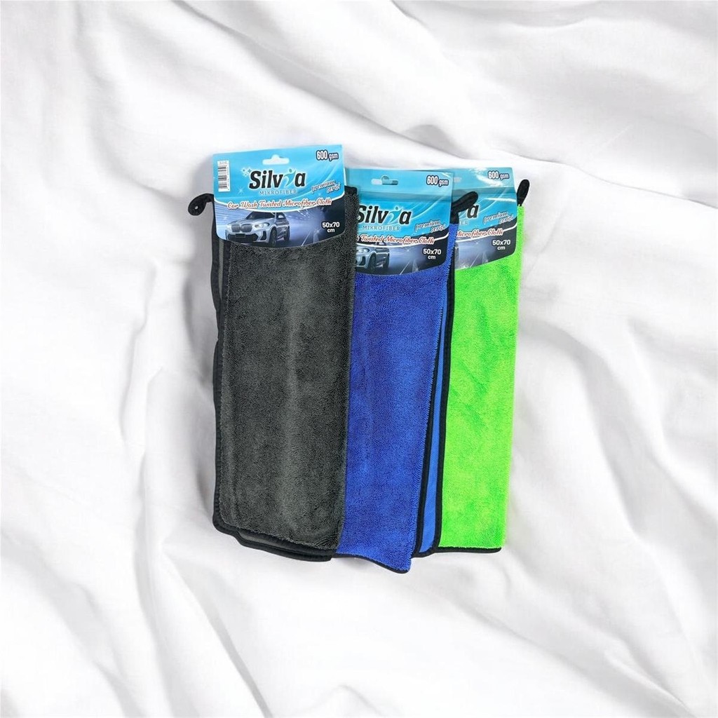 Silvia Microfiber Bez 50*70CM 600GSM 1 Adet Oto Bakım Bezleri Fiyatı