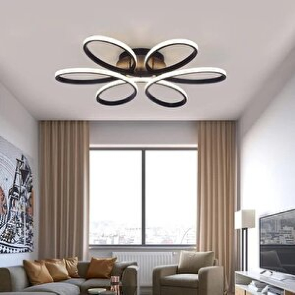 Sima Avize Simaavize Modern Papatya Led Avize Siyah Avize Fiyatı