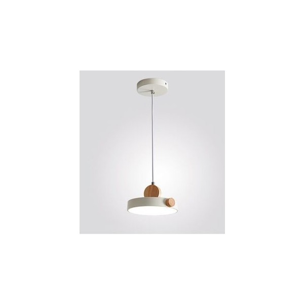 Simaavize Beyaz Metal Tekli Avize Modern Tasarım ile Salon ve Oturma Odası İçin LED Uyumlu - 1 Avize Fiyatı