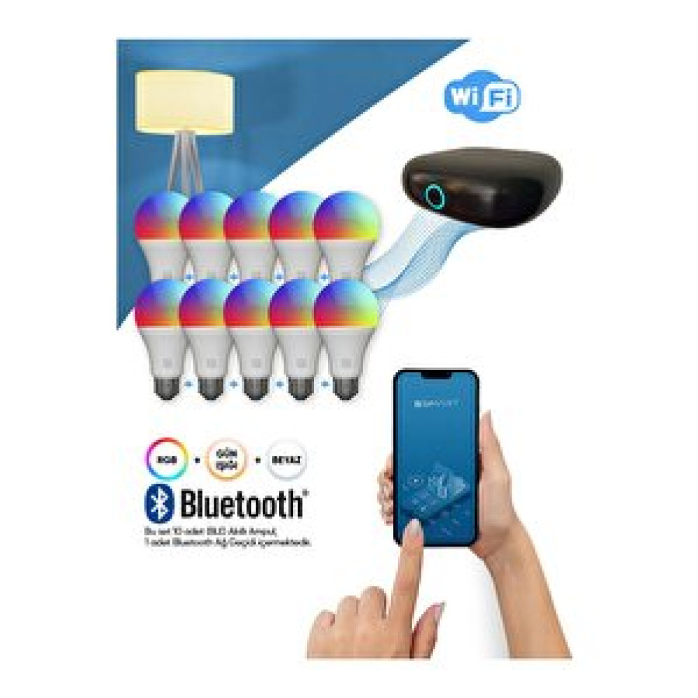 Şımart 10'lu Ampul Seti - Şımart Bluetooth Ağ Geçidi Elektrik ve Aydınlatma Fiyatı