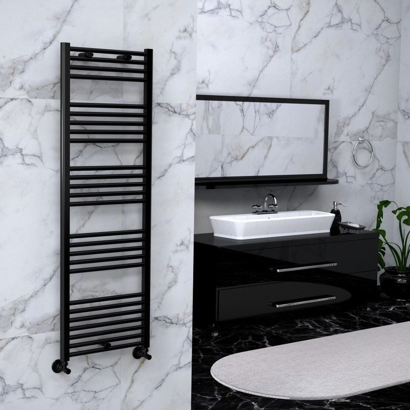 Şimaş Havlupan 600x1500 18 Borulu Siyah Havlupan - 60X150 El / Yüz Havlusu Fiyatı