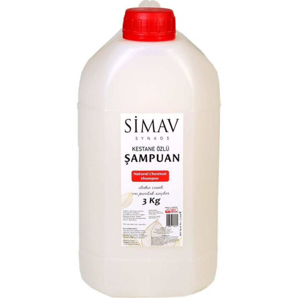 Simav Synaus Coğrafi İşaretli Kestane Özlü ve Termal Sulu Şampuan - 3 kg Şampuan ve Saç Kremi Fiyatı