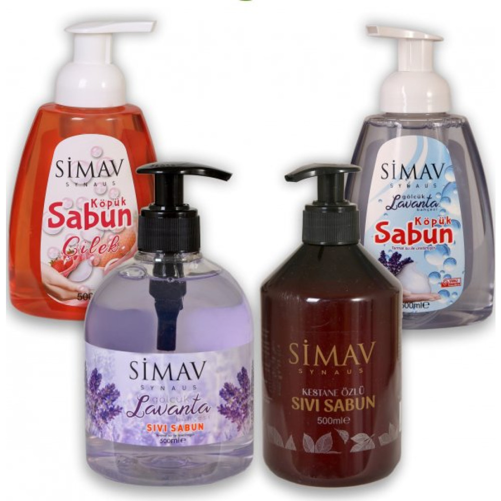Sımav Termal Sulu Kopuk Ve Sivi Sabun Seti 4Lu - 500 Ml Duş Jelleri ve Banyo Köpükleri Fiyatı
