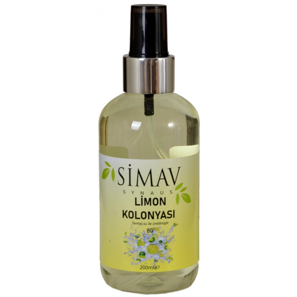 Sımav Termal Sulu Limon Kolonyasi Spreyli - 200 Ml Medikal Ürünler Fiyatı