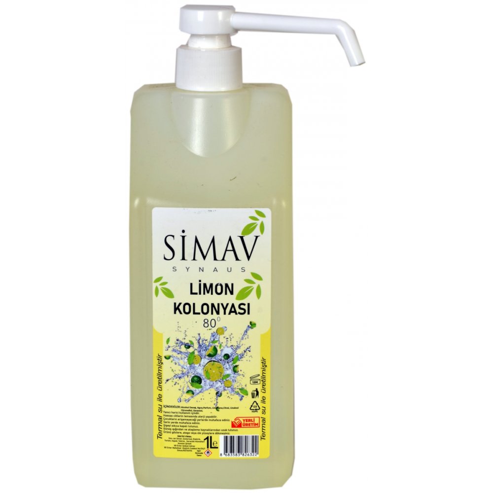 Sımav Termal Sulu Limon Kolonyasi Spreyli Sise - 1 Lt Medikal Ürünler Fiyatı