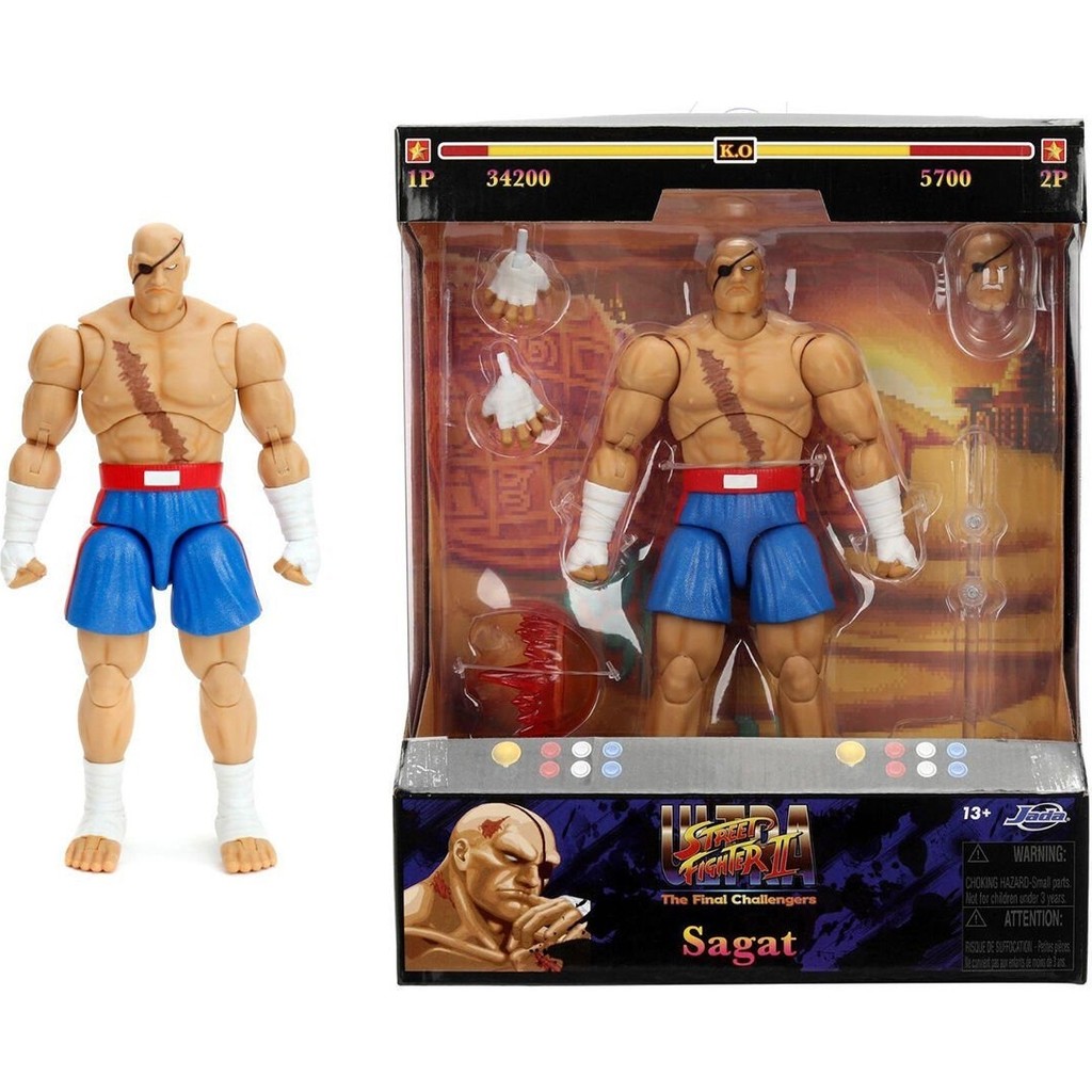 Simba 9335171314R00 Street Fighter Iı Sagat 7 5figure Aksiyon Figürleri Fiyatı