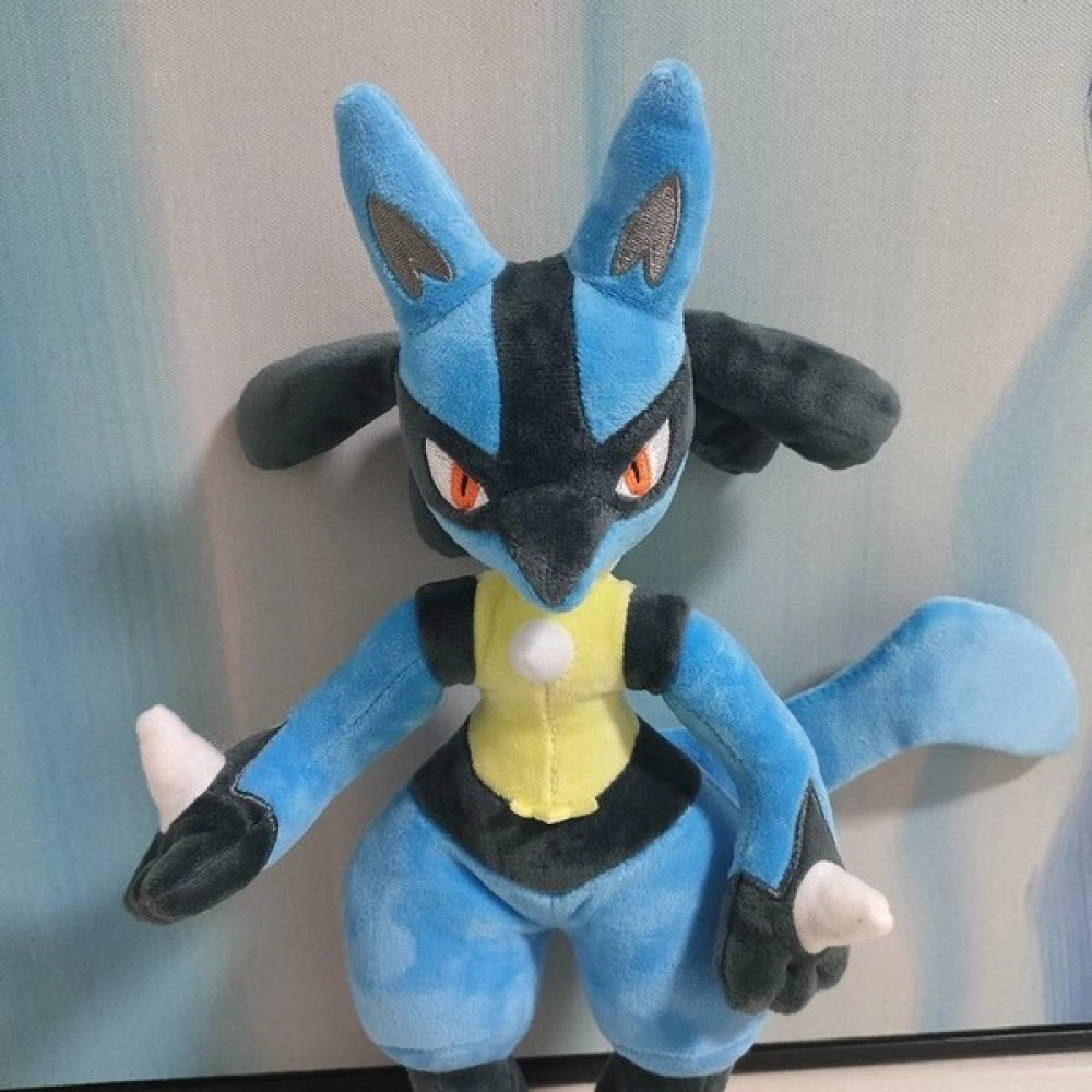 Simba Lucario Pokemon Karikatür Peluş Oyuncak 32CM - Mavi (Yurt Dışından) - Blue Peluş Oyuncaklar Fiyatı